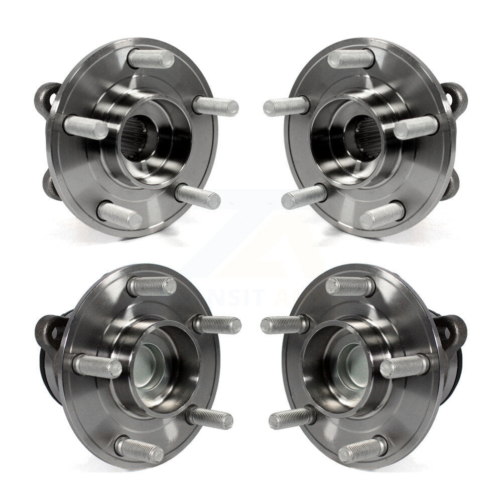 Wheel Bearing Hub Assembly Front Rear Kit For Ford Fusion Lincoln MKZ Police SSV