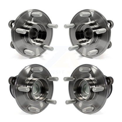 Wheel Bearing Hub Assembly Front Rear Kit For Ford Fusion Lincoln MKZ Police SSV