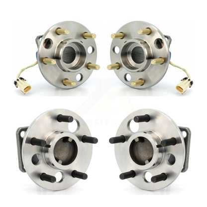 Wheel Bearing Hub Assembly Front Rear Kit For 1991 Buick LeSabre With 33 Splines