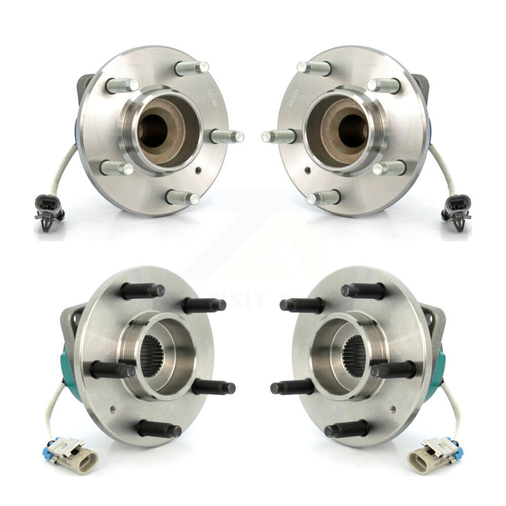 Wheel Bearing & Hub Assembly Front Rear Kit For Cadillac CTS STS
