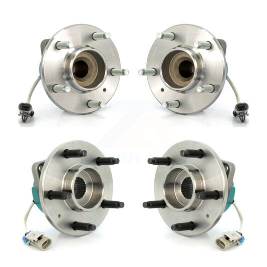 Wheel Bearing & Hub Assembly Front Rear Kit For Cadillac CTS STS