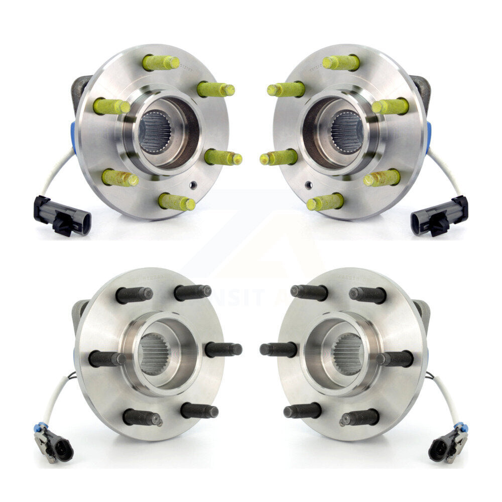 Wheel Bearing & Hub Assembly Front Rear Kit For 2004-2009 Cadillac SRX AWD