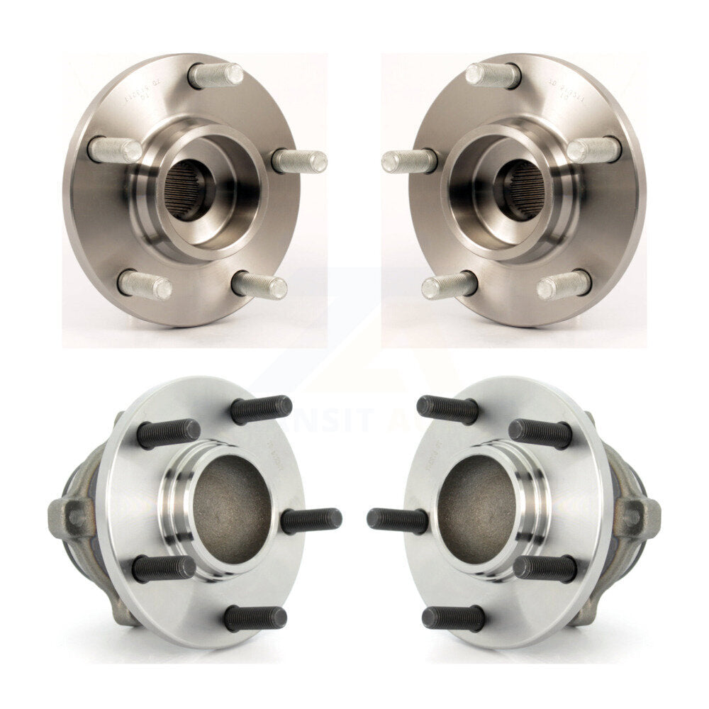 Wheel Bearing & Hub Assembly Front Rear Kit For Mazda 3 4-Wheel ABS