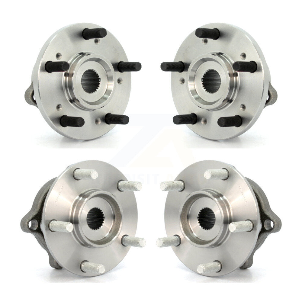 Wheel Bearing & Hub Assembly Front Rear Kit For Mitsubishi Endeavor AWD
