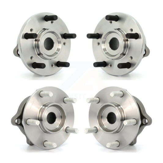 Wheel Bearing & Hub Assembly Front Rear Kit For Mitsubishi Endeavor AWD