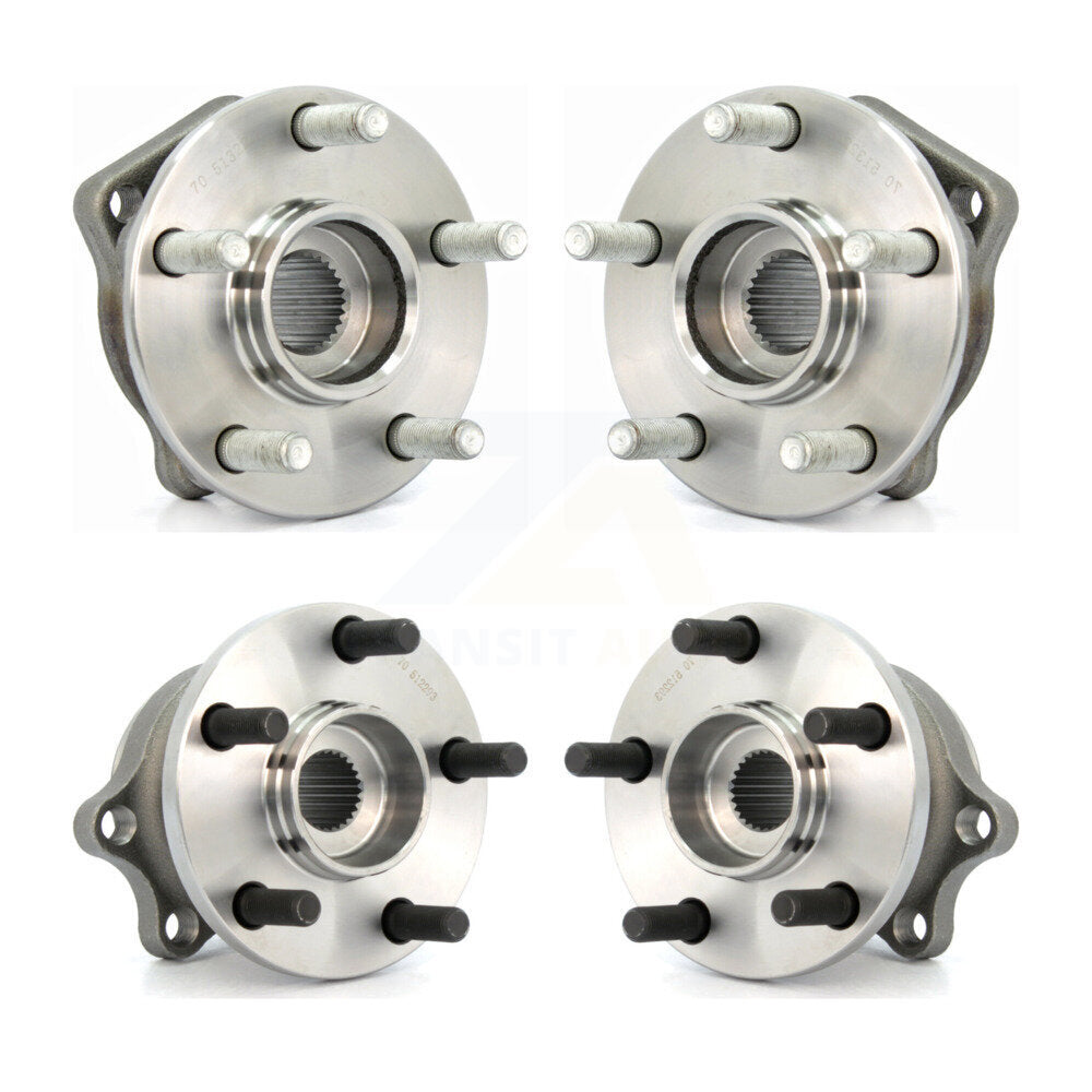 Wheel Bearing & Hub Assembly Front Rear Kit For 2005-2009 Subaru Outback Legacy