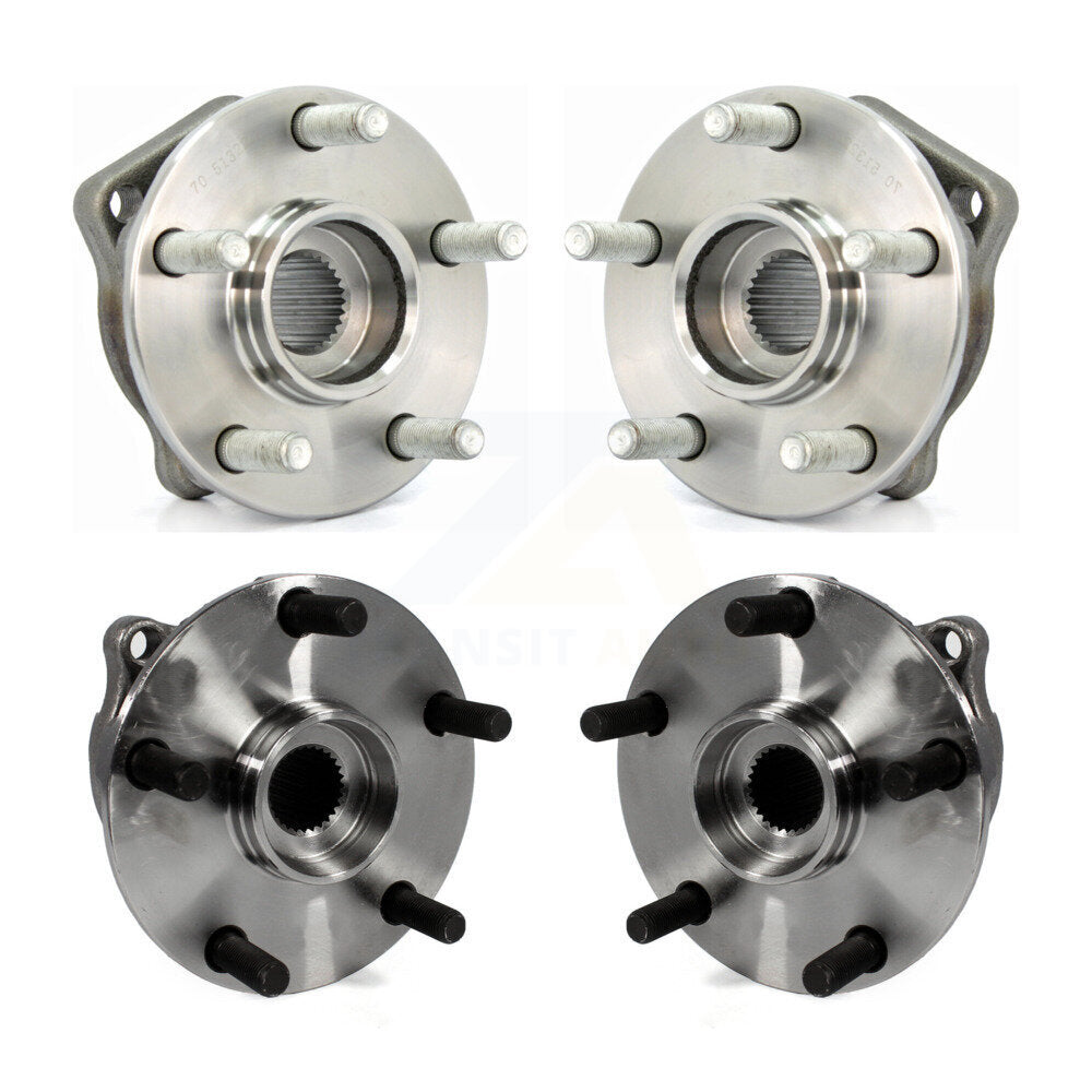 Wheel Bearing & Hub Assembly Front Rear Kit For Subaru Impreza
