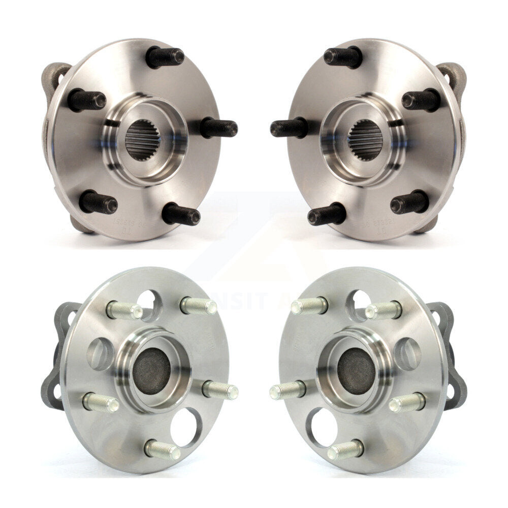 Wheel Bearing & Hub Assembly Front Rear Kit For 2008-2015 Scion xB