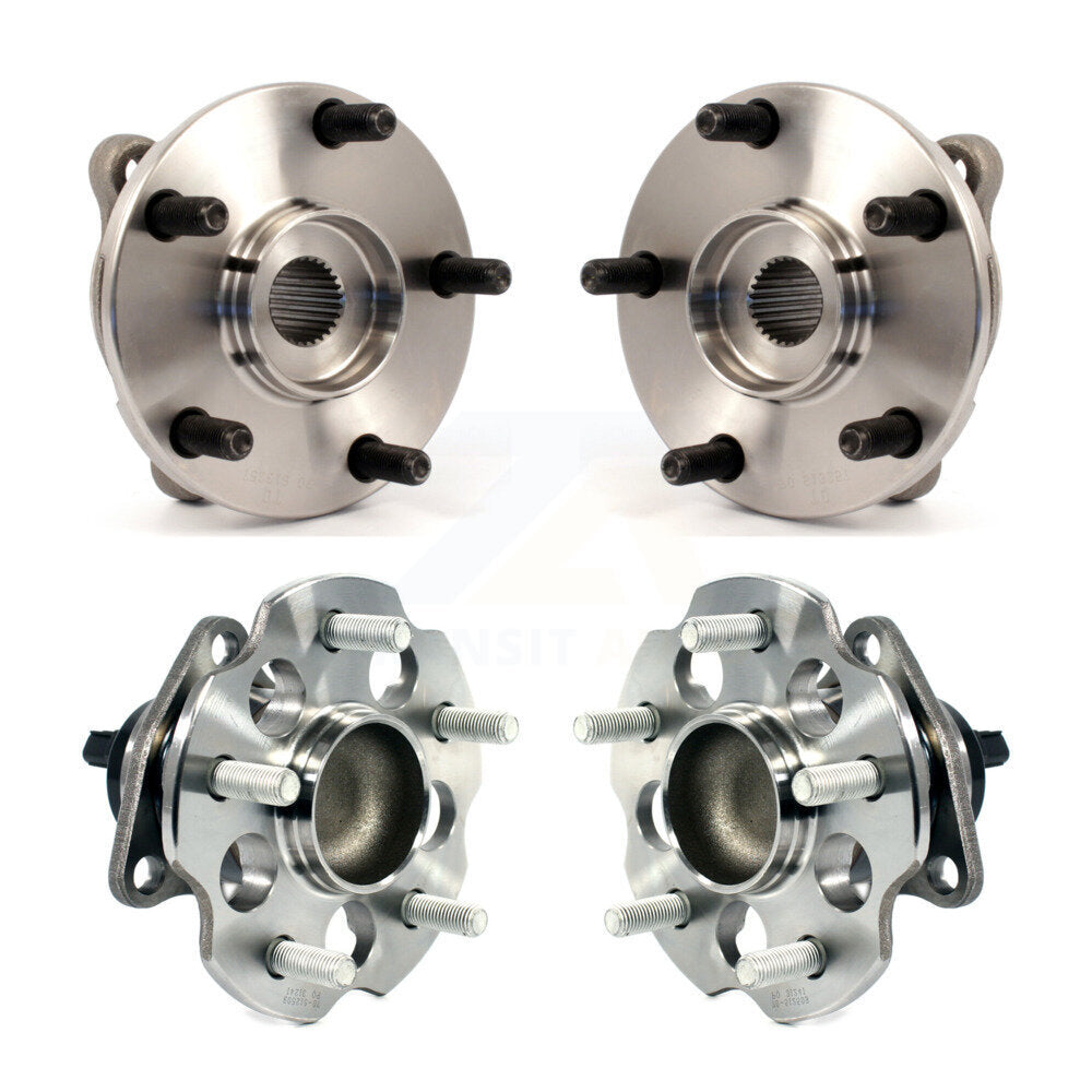 Wheel Bearing & Hub Assembly Front Rear Kit For 2012-2018 Toyota Prius V