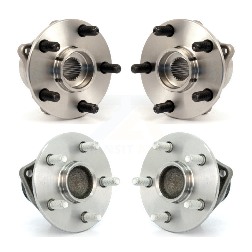 Wheel Bearing & Hub Assembly Front Rear Kit For 2004-2009 Toyota Prius