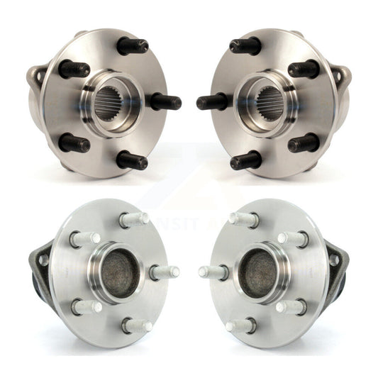 Wheel Bearing & Hub Assembly Front Rear Kit For 2004-2009 Toyota Prius