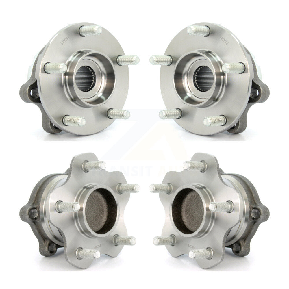 Wheel Bearing & Hub Assembly Front Rear Kit For Nissan Altima