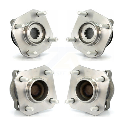 Wheel Bearing & Hub Assembly Front Rear Kit For Nissan Sentra 2.0L with Non-ABS