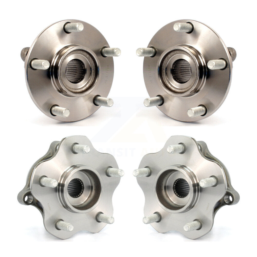 Wheel Bearing & Hub Assembly Front Rear Kit For Nissan Rogue AWD