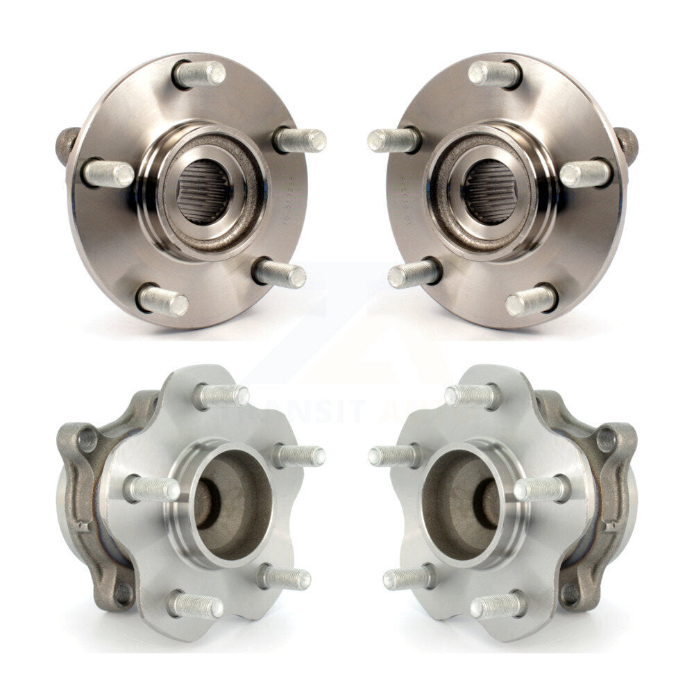 Wheel Bearing & Hub Assembly Front Rear Kit For 2007-2012 Nissan Sentra 2.5L