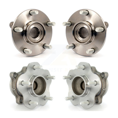 Wheel Bearing & Hub Assembly Front Rear Kit For 2007-2012 Nissan Sentra 2.5L