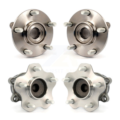 Wheel Bearing & Hub Assembly Front Rear Kit For Nissan Rogue Select FWD