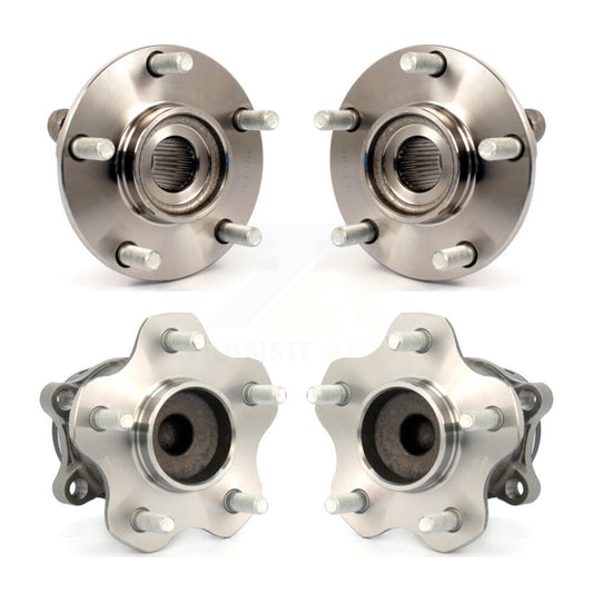 Wheel Bearing & Hub Assembly Front Rear Kit For Nissan Rogue Select FWD