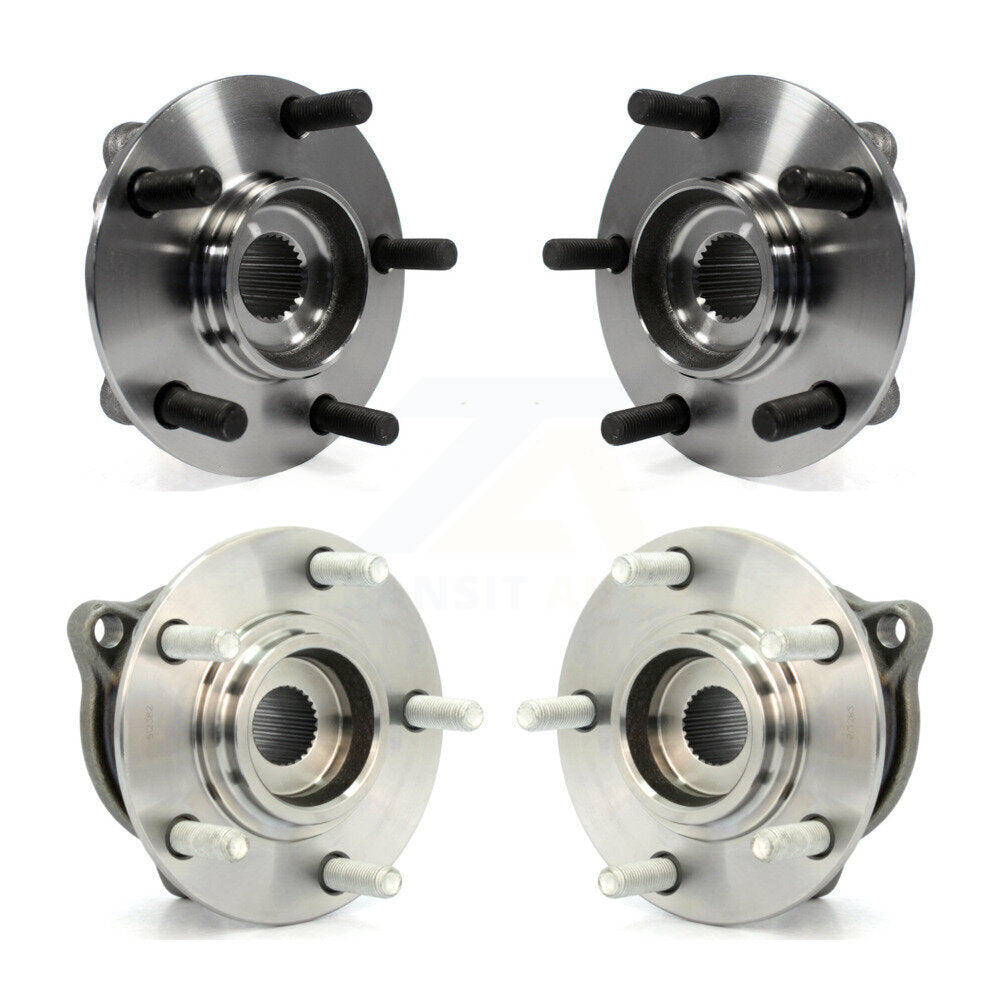 Wheel Bearing & Hub Assembly Front Rear Kit For Mitsubishi Lancer
