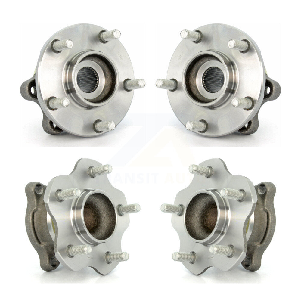 Wheel Bearing & Hub Assembly Front Rear Kit For 2004-2009 Nissan Quest