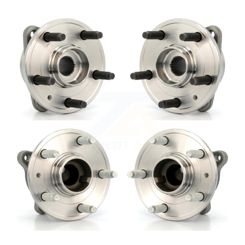 Wheel Bearing & Hub Assembly Front Rear Kit For 2011-2012 Chevrolet Cruze