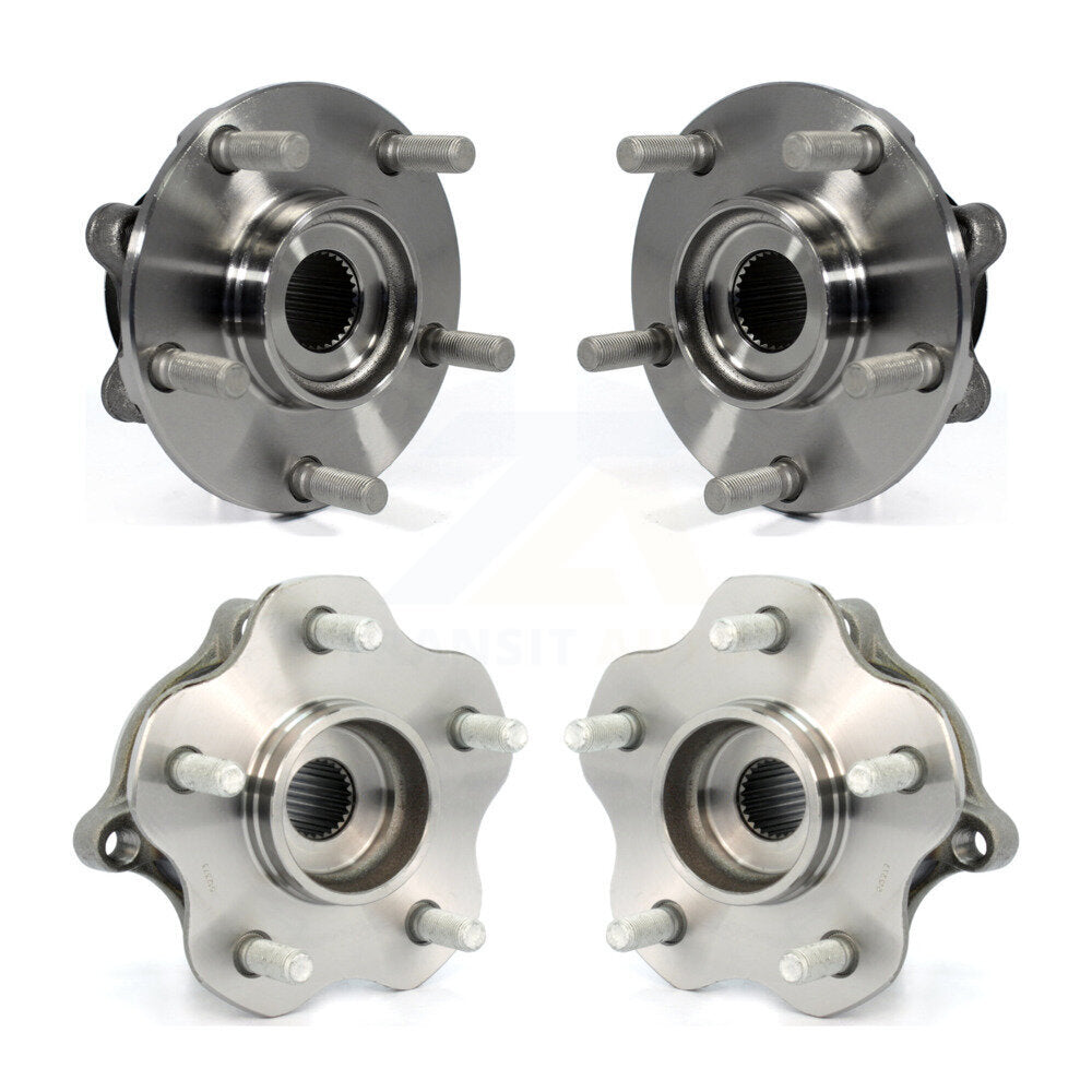 Wheel Bearing & Hub Assembly Front Rear Kit For Nissan Juke AWD