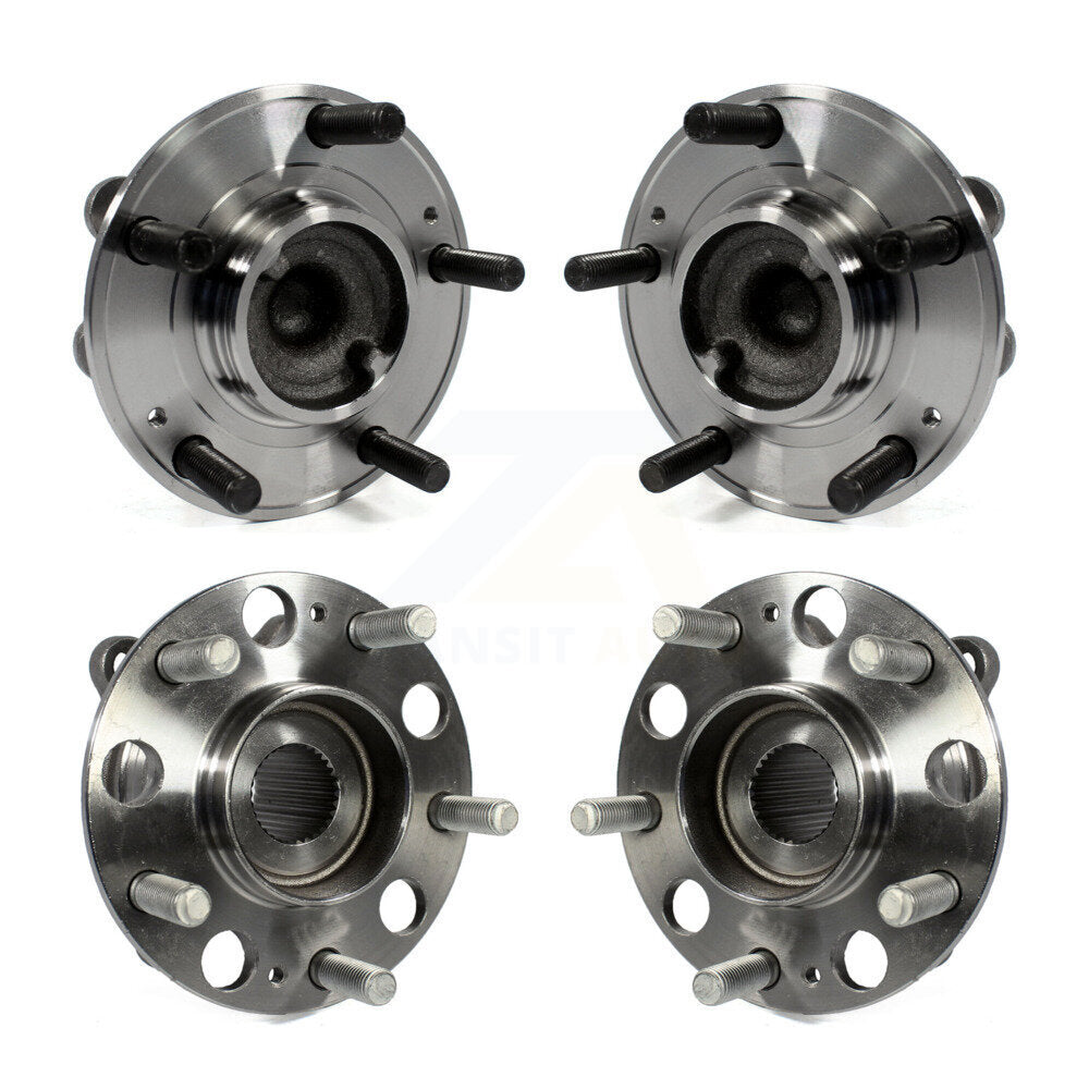 Wheel Bearing & Hub Assembly Front Rear Kit For Hyundai Genesis Coupe