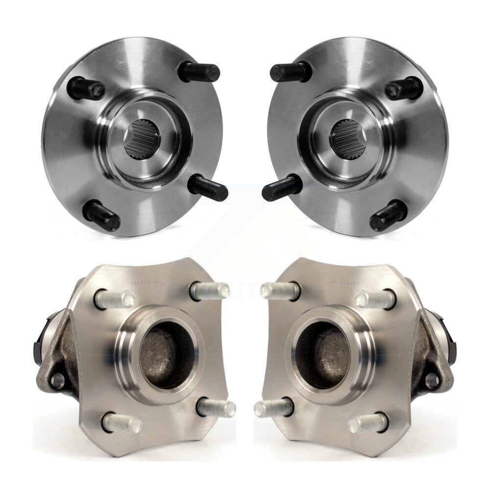 Wheel Bearing & Hub Assembly Front Rear Kit For Nissan Versa