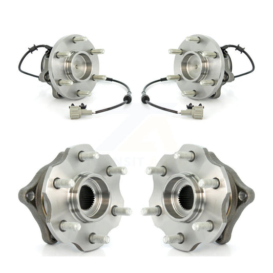 Wheel Bearing & Hub Assembly Front Rear Kit For 2005-2012 Nissan Pathfinder RWD
