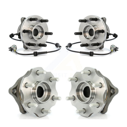Wheel Bearing & Hub Assembly Front Rear Kit For 2005-2012 Nissan Pathfinder 4WD