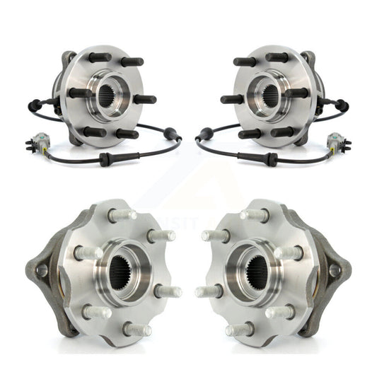 Wheel Bearing & Hub Assembly Front Rear Kit For 2005-2012 Nissan Pathfinder 4WD