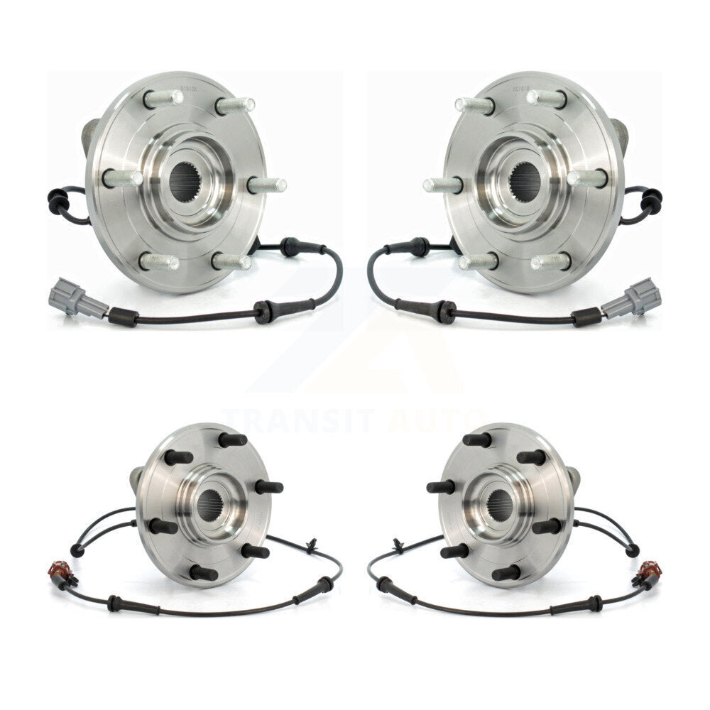 Wheel Bearing & Hub Assembly Front Rear Kit For Nissan Armada INFINITI QX56