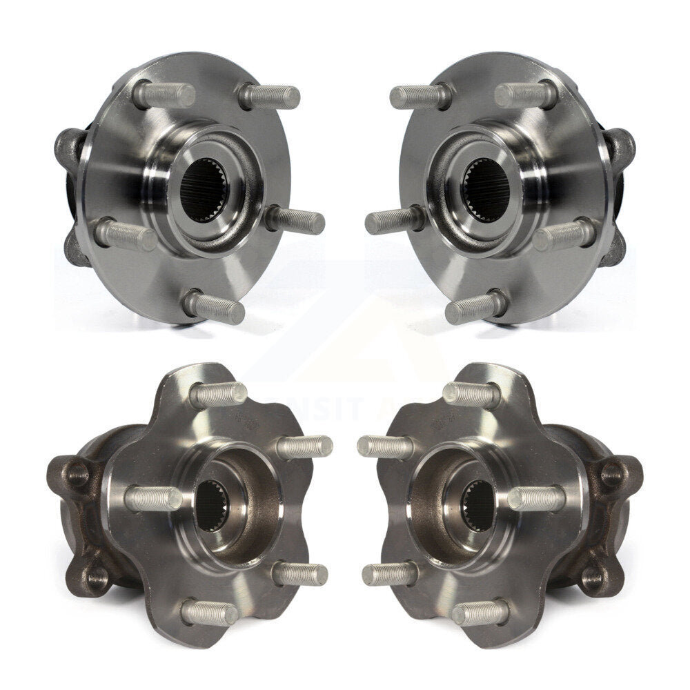 Wheel Bearing & Hub Assembly Front Rear Kit For Nissan Juke AWD
