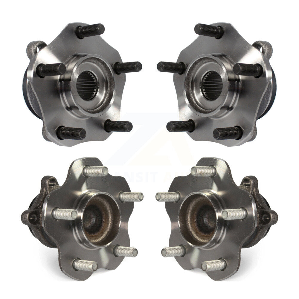 Wheel Bearing & Hub Assembly Front Rear Kit For 2013-2019 Nissan Sentra