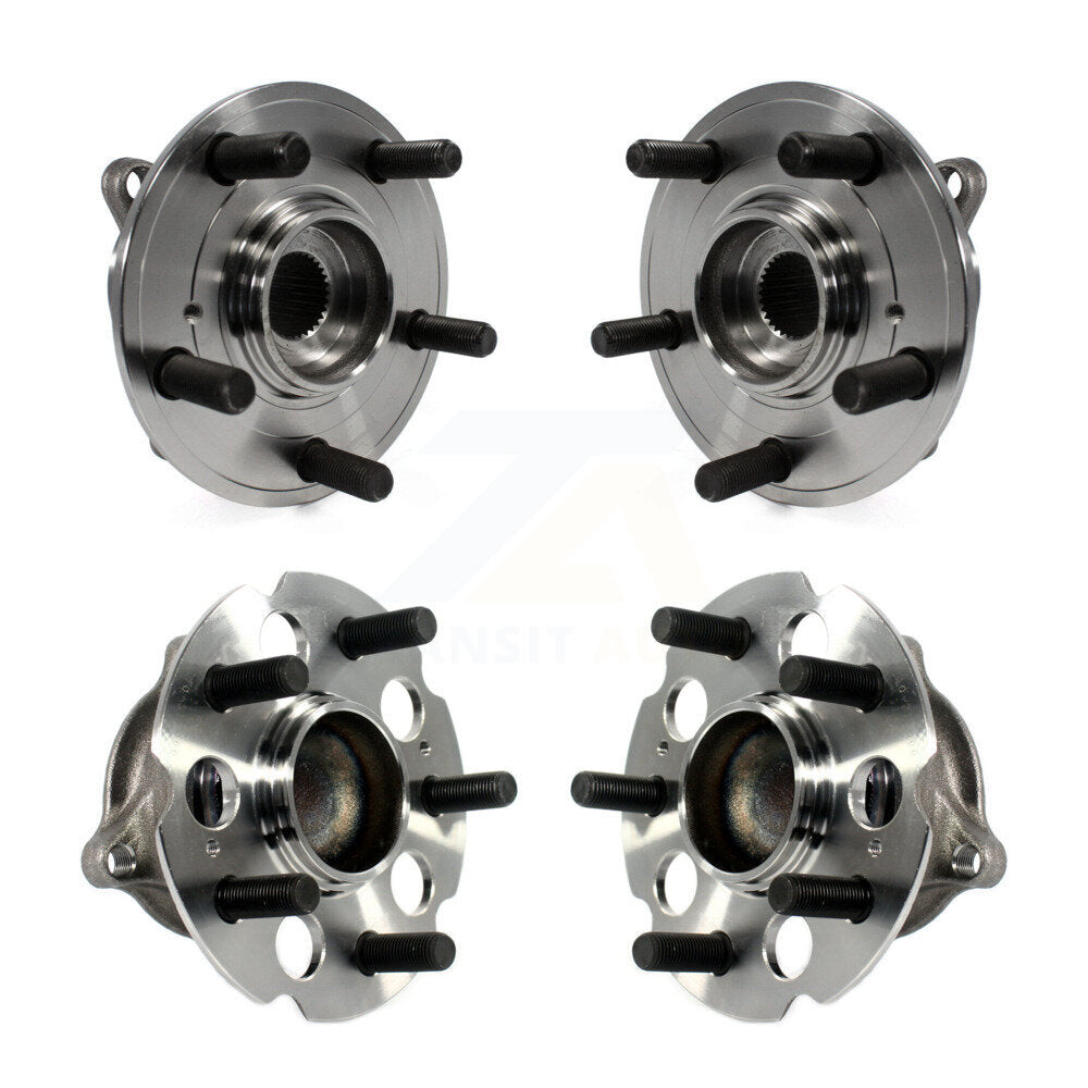 Wheel Bearing & Hub Assembly Front Rear Kit For 2011-2017 Honda Odyssey