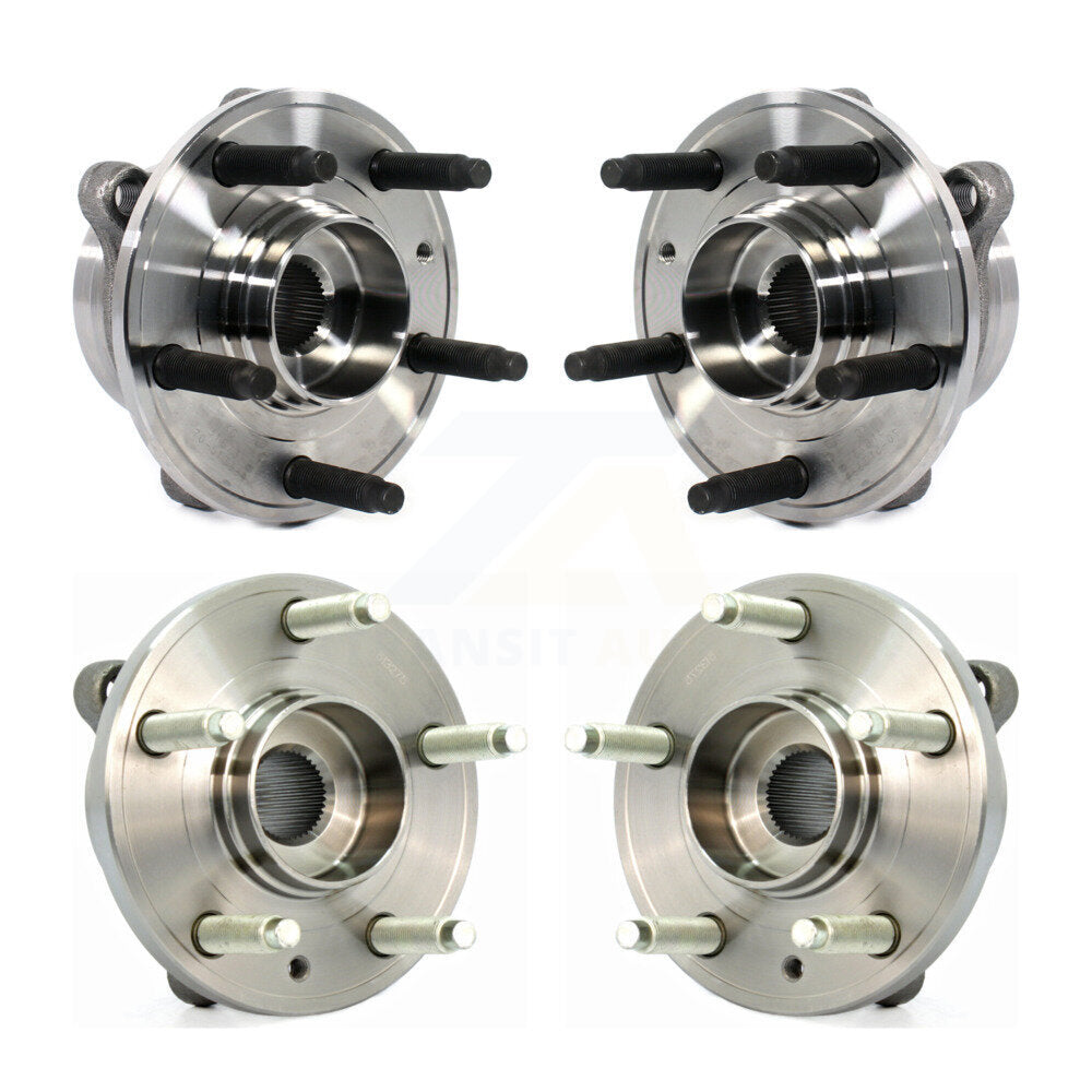 Wheel Bearing & Hub Assembly Front Rear Kit For Ford Taurus Police Interceptor