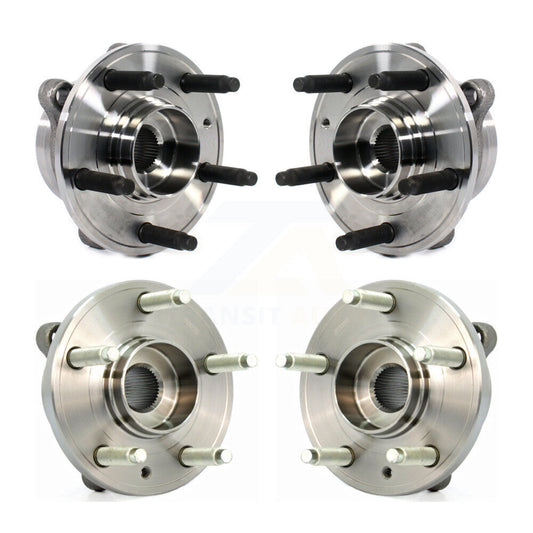 Wheel Bearing & Hub Assembly Front Rear Kit For Ford Taurus Police Interceptor