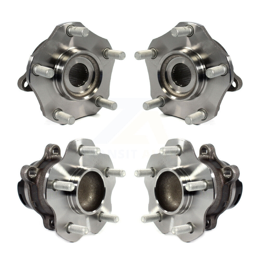 Wheel Bearing & Hub Assembly Front Rear Kit For Nissan Rogue Sport Qashqai FWD