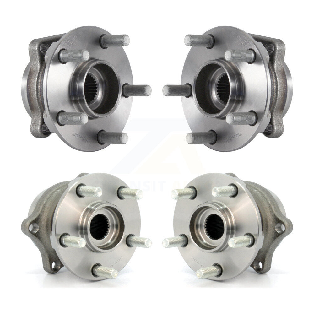 Wheel Bearing & Hub Assembly Front Rear Kit For Subaru Crosstrek
