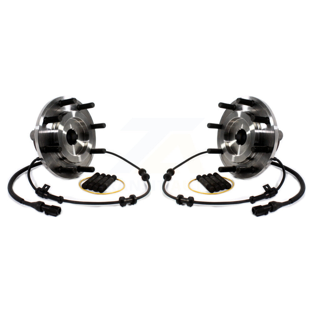 Wheel Bearing And Hub Assembly Front Pair For Ford F-350 Super Duty F-250 F-450