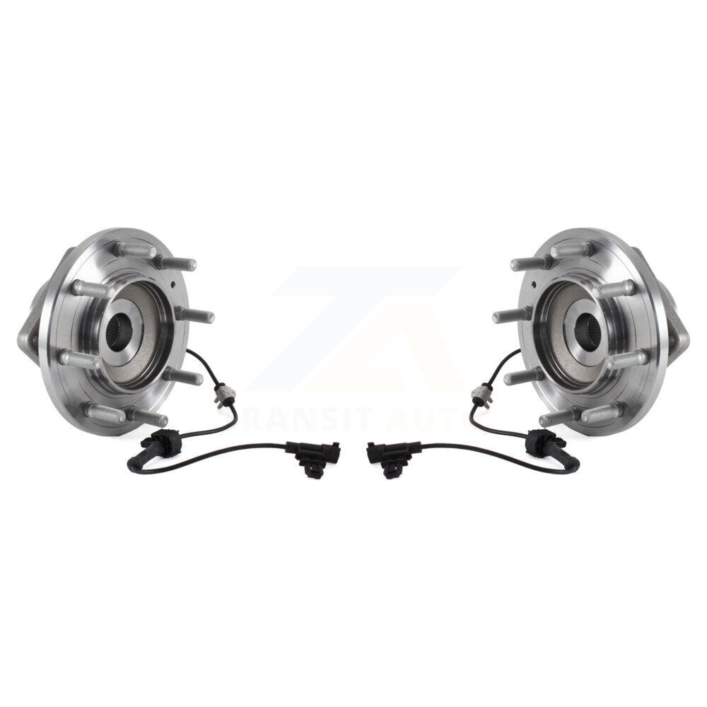Wheel Bearing Hub Assembly Front Pair For GMC Sierra 3500 HD Chevrolet Silverado