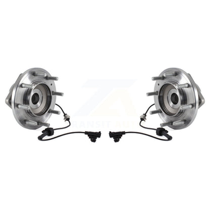 Wheel Bearing Hub Assembly Front Pair For GMC Sierra 3500 HD Chevrolet Silverado