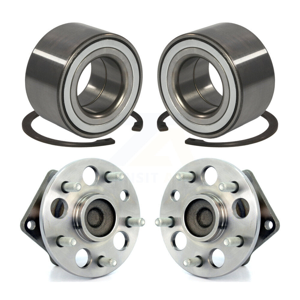 Wheel Bearing And Hub Assembly Front Rear Kit For 1998-2003 Toyota Sienna