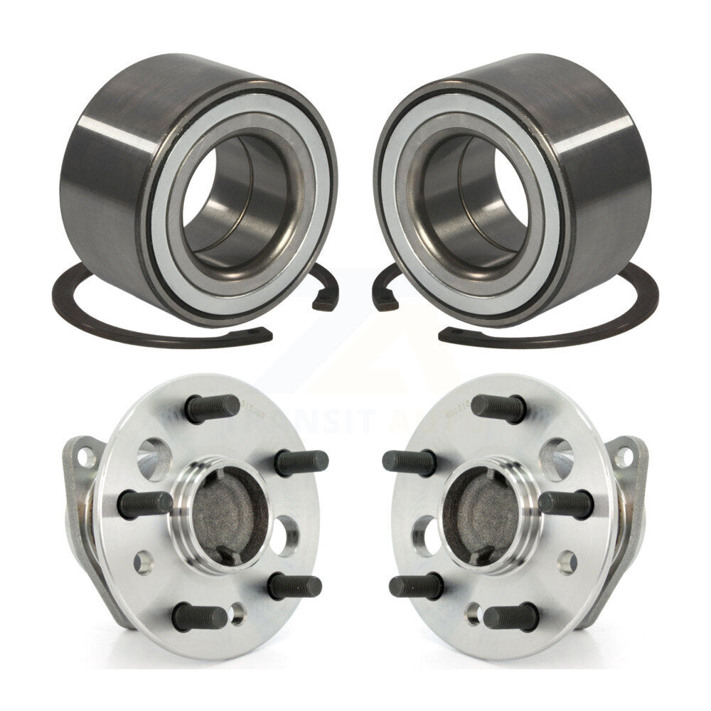 Wheel Bearing And Hub Assembly Front Rear Kit For 2002-2003 Toyota Camry Non-ABS