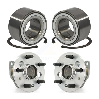 Wheel Bearing And Hub Assembly Front Rear Kit For 2002-2003 Toyota Camry Non-ABS
