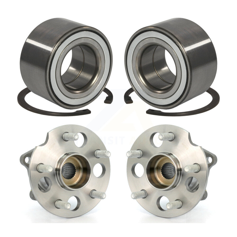 Wheel Bearing And Hub Assembly Front Rear Kit For 2001-2005 Toyota RAV4 AWD