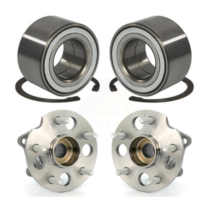 Wheel Bearing And Hub Assembly Front Rear Kit For 2001-2005 Toyota RAV4 AWD