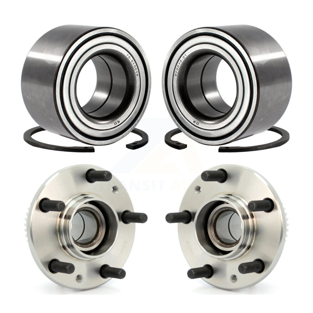 Wheel Bearing & Hub Assembly Front Rear Kit For Ford Fusion Mazda 6 Lincoln MKZ