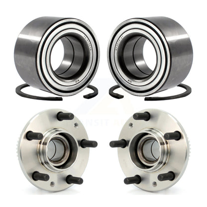 Wheel Bearing & Hub Assembly Front Rear Kit For Ford Fusion Mazda 6 Lincoln MKZ