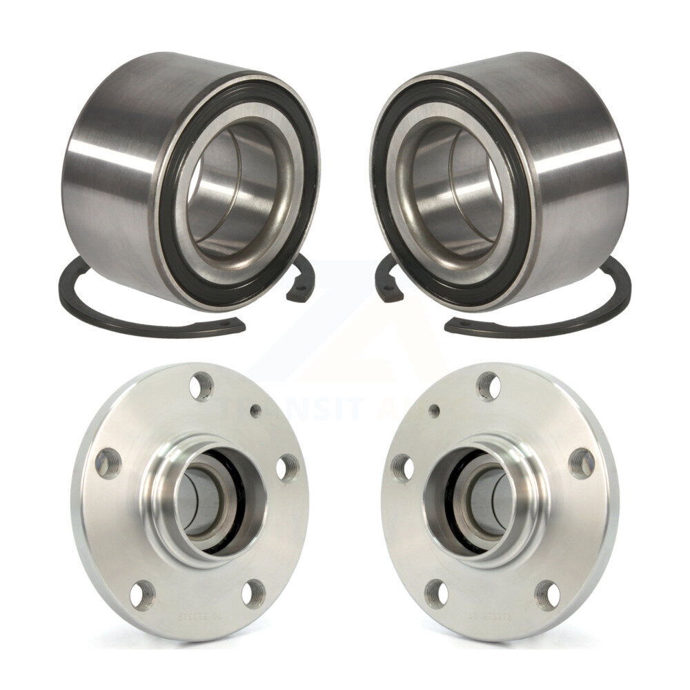 Wheel Bearing & Hub Assembly Front Rear Kit For 2005 Volkswagen Jetta 2nd Design